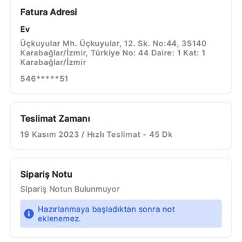 Migros Teslimat Zamanına Uyulmaması
