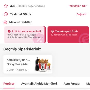 Yemek Sepeti'nin 7 Dakikalık Mesafedeki Siparişi 94 Dakikada Teslimi