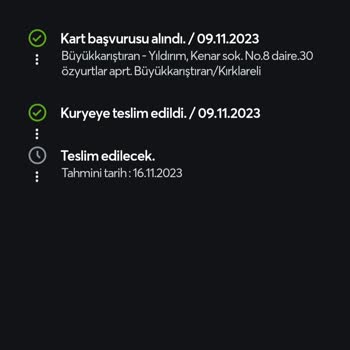 Papara Kartım Adresime Ulaşmıyor