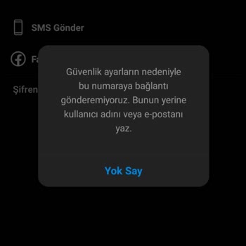 Instagram Şifre Yenileme Sorunu
