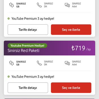 Vodafone'nin Fahiş Artışı