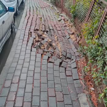 Bahçelievler Belediyesi Bozuk Ve Çökmüş Kaldırım