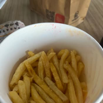 Burger King Kullanılmış Paketlerde Sipariş