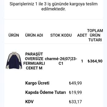 Charme Butik Muhatap Bulamama
