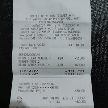 Gratis Fazla Çekilen Ücret