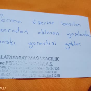 Galatasaray Spor Kulübü Ürün Baskısı Deformasyon Şikayeti