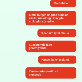 Tıkla Gelsin Cüzdana İade Sureci