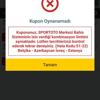 Nesine Yüksek Oranlı Maç