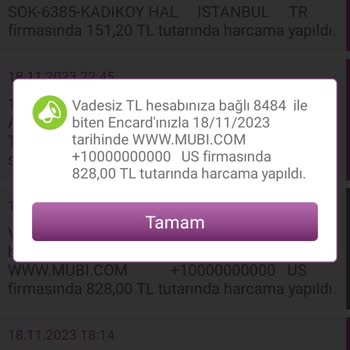 Mubi Türkiye Yıllık Abonelikler Para İadesi