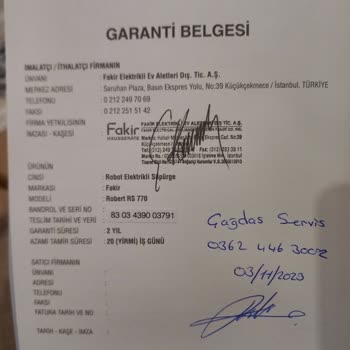 Fakir Robot Süpürge Silme Yapmıyor