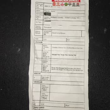 Arby's Siparişi Eksik Ve Yanlış Gönderiyor!