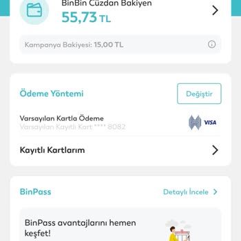 BinBin Cüzdandan Para İadesi