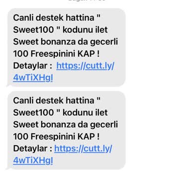 Vodafone Yabancı Bahis Siteleri Mesaj Yolluyor