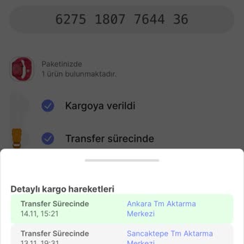 Hepsijet Kargosu Ankara TM Aktarma Sorunu