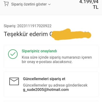 İpekyol Sipariş Bilgilerime Ulaşamıyorum