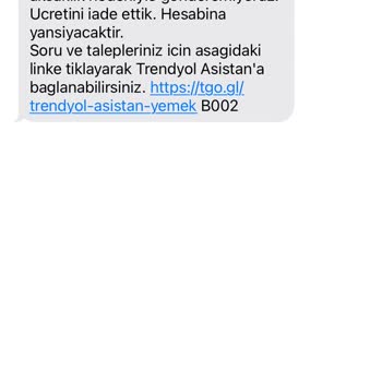 Trendyol Siparişin 1 Saat Sonra İptal Edilmesi