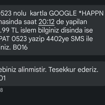 Happn İzinsiz Para Çekimi