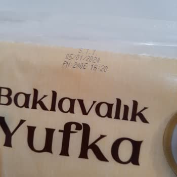 Şok Marketler Tamköy Küflü Baklavalık Yufka