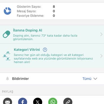 Sahibinden Doping Aldım İlanıma