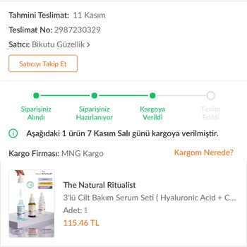 MNG Kargo Siparişim 10 Gündür Batman Elekhan Şubesinde
