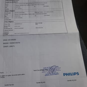 Philips Televizyon LED Arızası