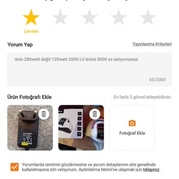 Trendyol Bilerek Farklı Ürün Satışı