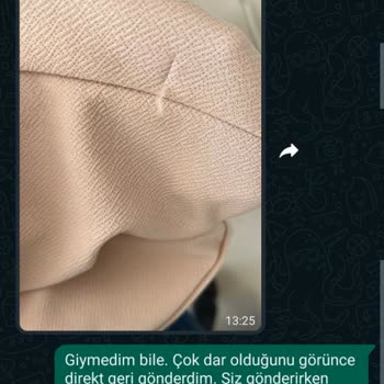 Mine Tan Butik Sağlam Gönderdiğim Ürünü Defolu Diye Değiştirmiyor