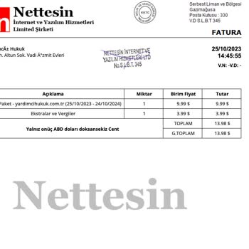 Turkishost Taahhüt Edilen Hizmetin Verilmemesi