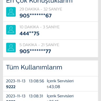 Türk Telekom Mobil Fatura Tutarı