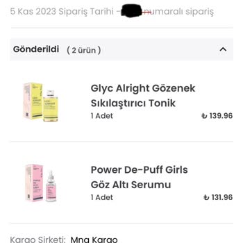 S'he Vec. Yanlış Ve Eksik Ürün