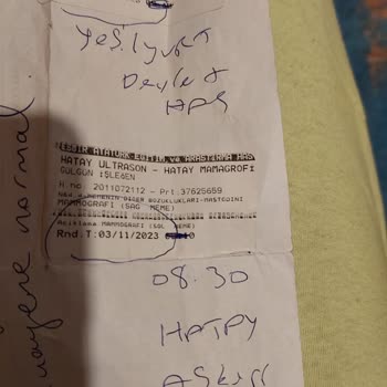 İzmir Katip Çelebi Üniversitesi Atatürk Eğitim ve Araştırma Hastanesi Usg Çekimim Enabız Ve Hastane Kayıtlarına Geçmedi