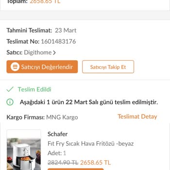 Schafer Fritöz Pişirirken Aşırı Plastik Kokuyor