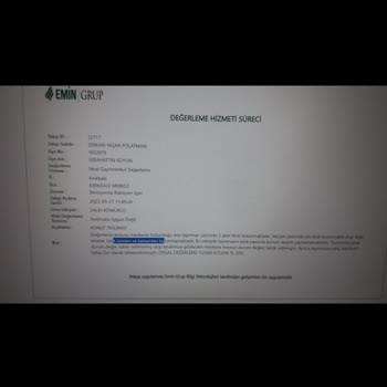 Eminevim Teslimat Yapmıyorlar Kat Mülkiyeti Olduğu Halde