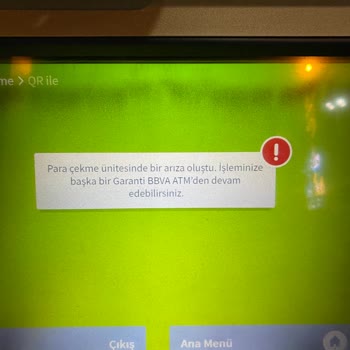 Garanti BBVA 2 Haftadır Tamir Edilmeyen ATM
