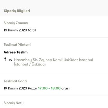 Cepte Şok Sipariş Teslim Edilmedi