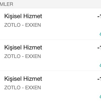 Exxen Hesabımdan İzinsiz Para Çekmesi