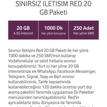 Vodafone Tarifeye Ek Sınırsız Uygulamaları Kaldırıyor
