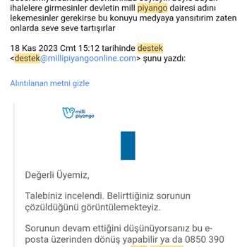 Milli Piyango İnternet Sitesi Kazanılan Parayı Yüklemedi Ve İlgili Yok