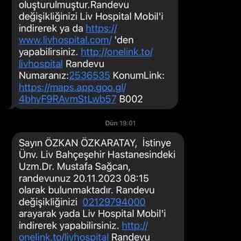 Liv Hospital Dr. Olmayan Hastane