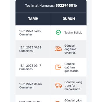 Sürat Kargo Teslim Edilmeyen Kargonun Teslim Alındı Görünmesi