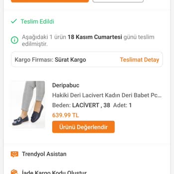 Sürat Kargo Teslim Edilmeyen Kargonun Teslim Alındı Görünmesi
