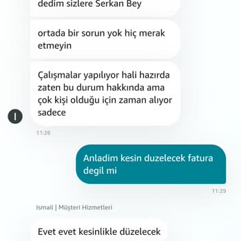 Amazon Faturada IMEI Numarası Yazmamaktadır