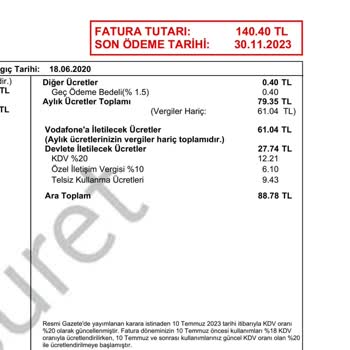 Vodafone Acilen Ücret İadelerim Yapılsın Lütfen