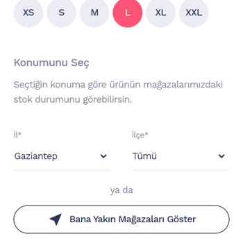 Penti Stokta Olan Ürünün Sipariş İptali