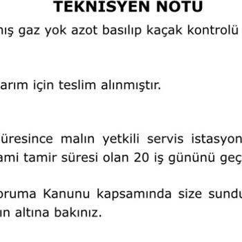 Vestel Gaz Kaçaklı Buzdolabı