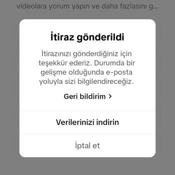 TikTok Hesabım Askıya Alındı