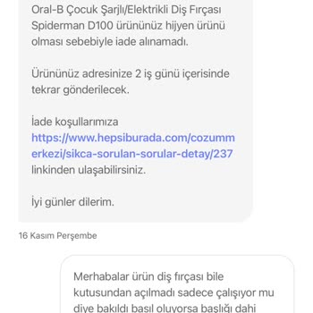 Hepsiburada Şarjlı Diş Fırçası
