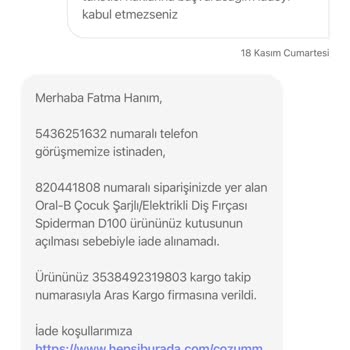 Hepsiburada Şarjlı Diş Fırçası