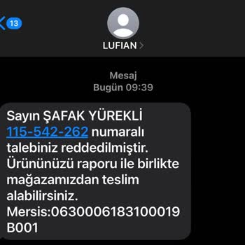 Lufian, Hatalı Ürününün Arkasında Durmuyor