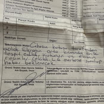 Teknosa'dan Alınıp Kırık Teslim Edilen LG Marka Televizyon